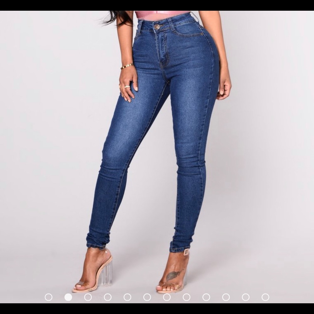 Fashion nova high rise jeans